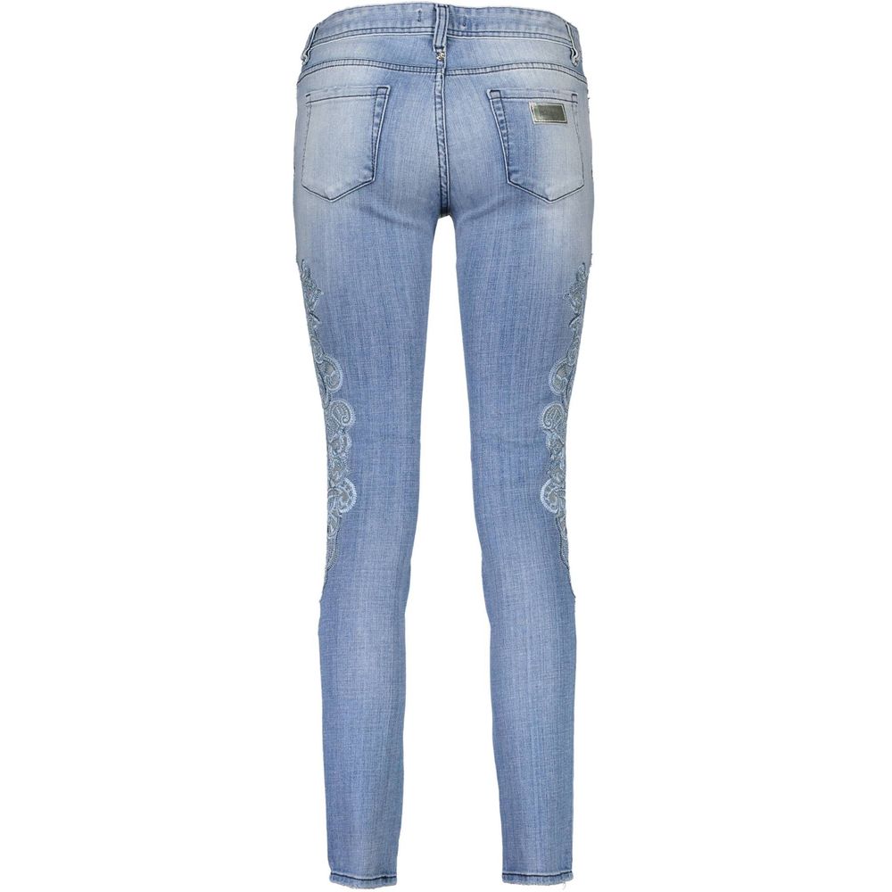 Just Cavalli Blue Cotton Women Jeans