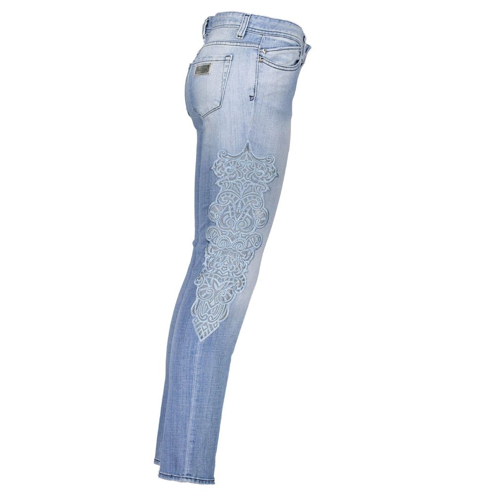 Just Cavalli Azzurro Cotton Women Jeans | Regal Royce