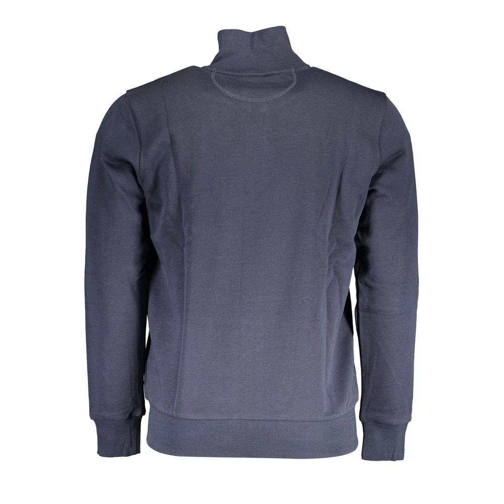 La Martina Blue Cotton Men's Sweatshirt | Regal Royce