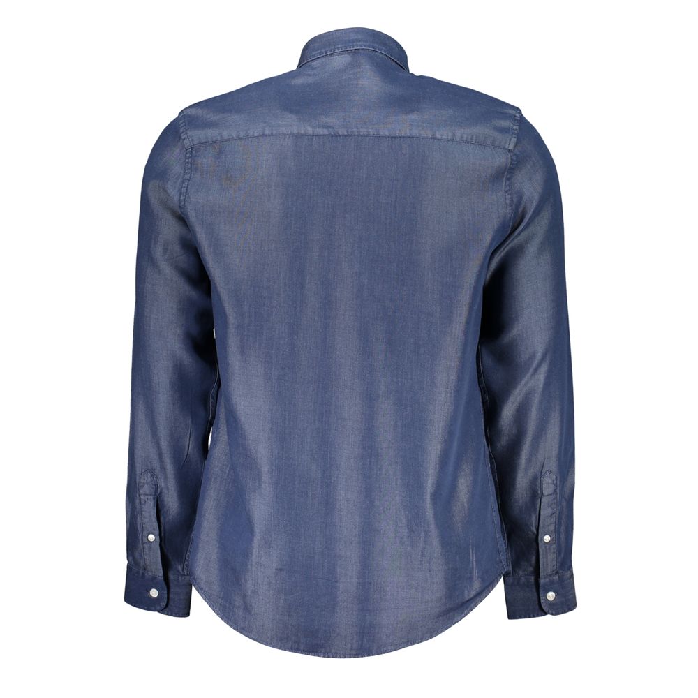 North Sails Blue Lyocell Men's Shirt | Regal Royce