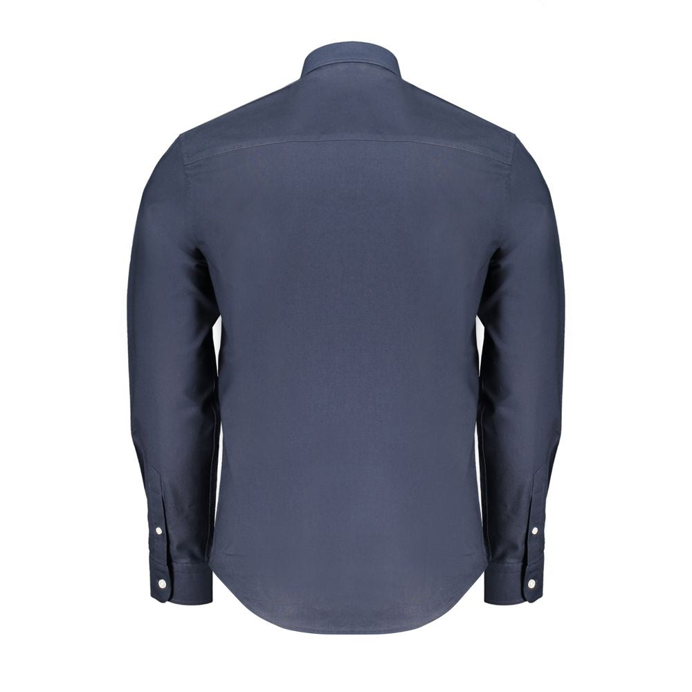 North Sails Blue Organic Cotton Men Shirt | Regal Royce