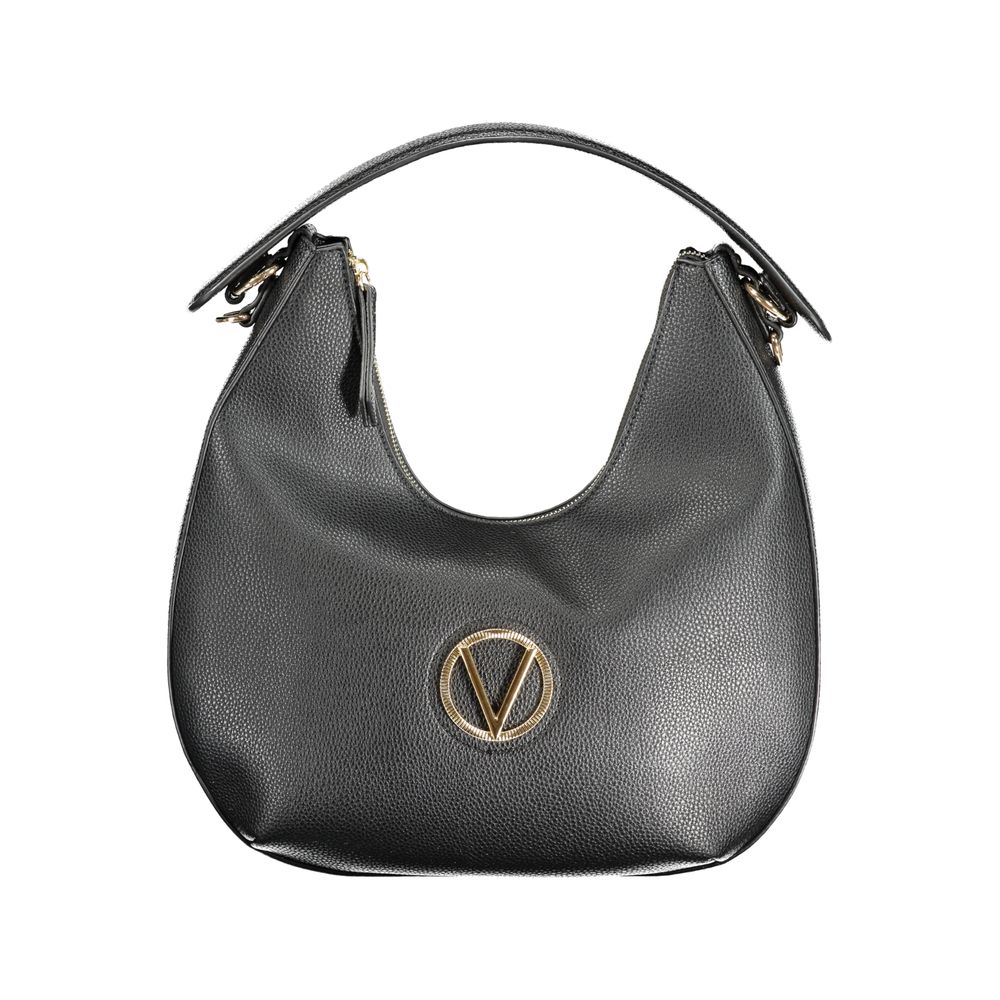 Mario Valentino Black Polyurethane Women Shoulder Bag | Regal Royce