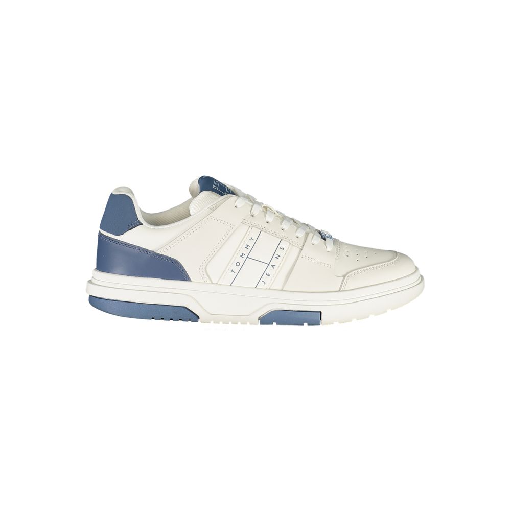Tommy Hilfiger White Leather Men Sneaker | Regal Royce