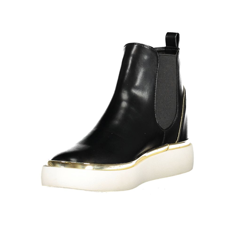 U.S. POLO ASSN. Black Polyester Women Ankle Boot | Regal Royce