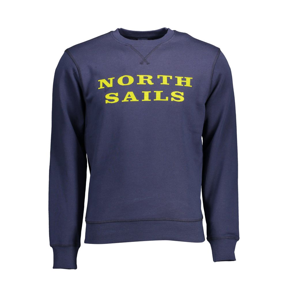 North Sails Blue Cotton Men's Sweatshirt | Regal Royce