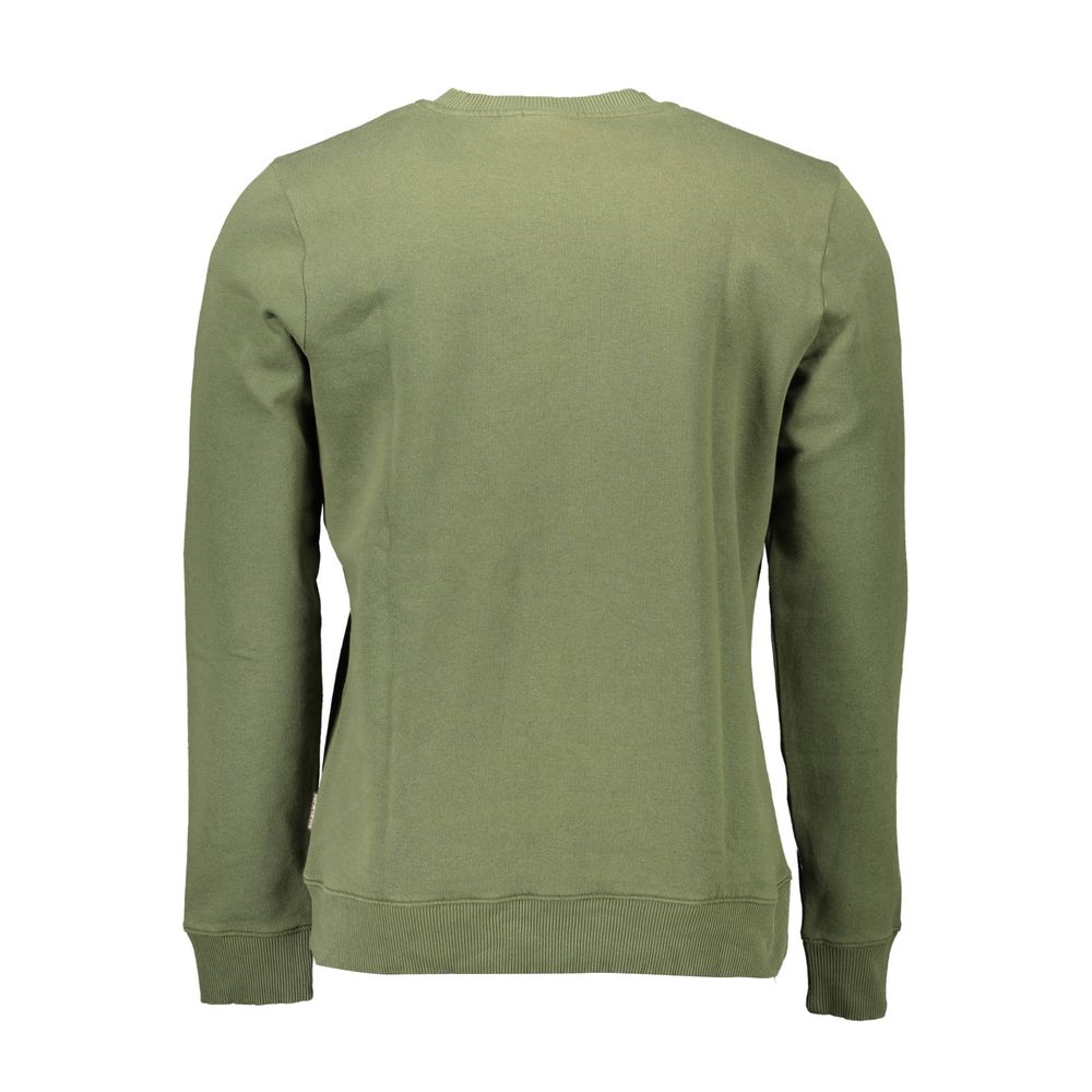 Napapijri Verde Cotton Men Sweatshirt | Regal Royce