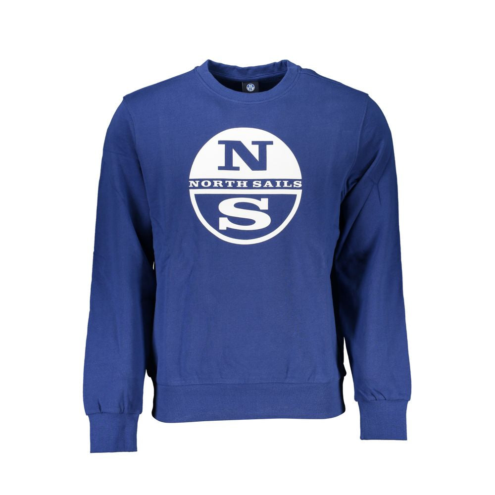 North Sails Blue Cotton Men's Sweatshirt | Regal Royce