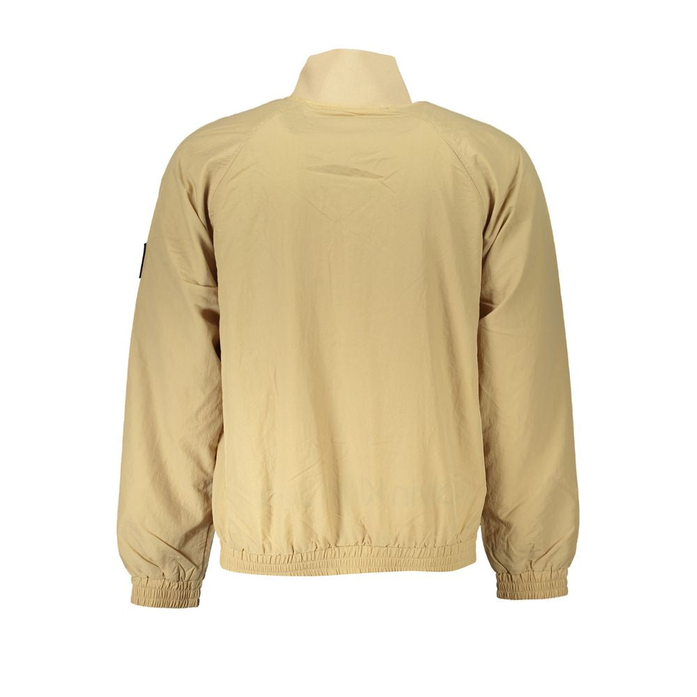 Calvin Klein Beige Polyamide Men Jacket | Regal Royce