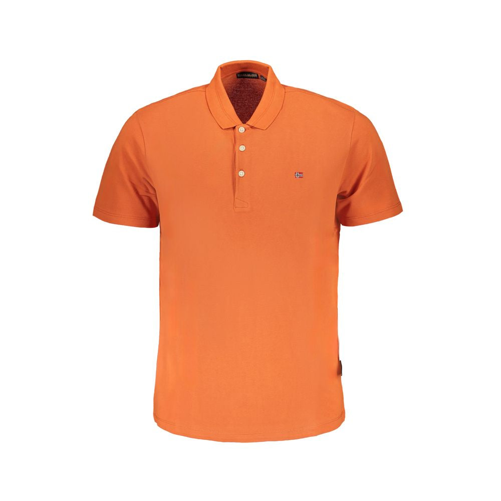 Napapijri Arancione Cotton Men Polo | Regal Royce