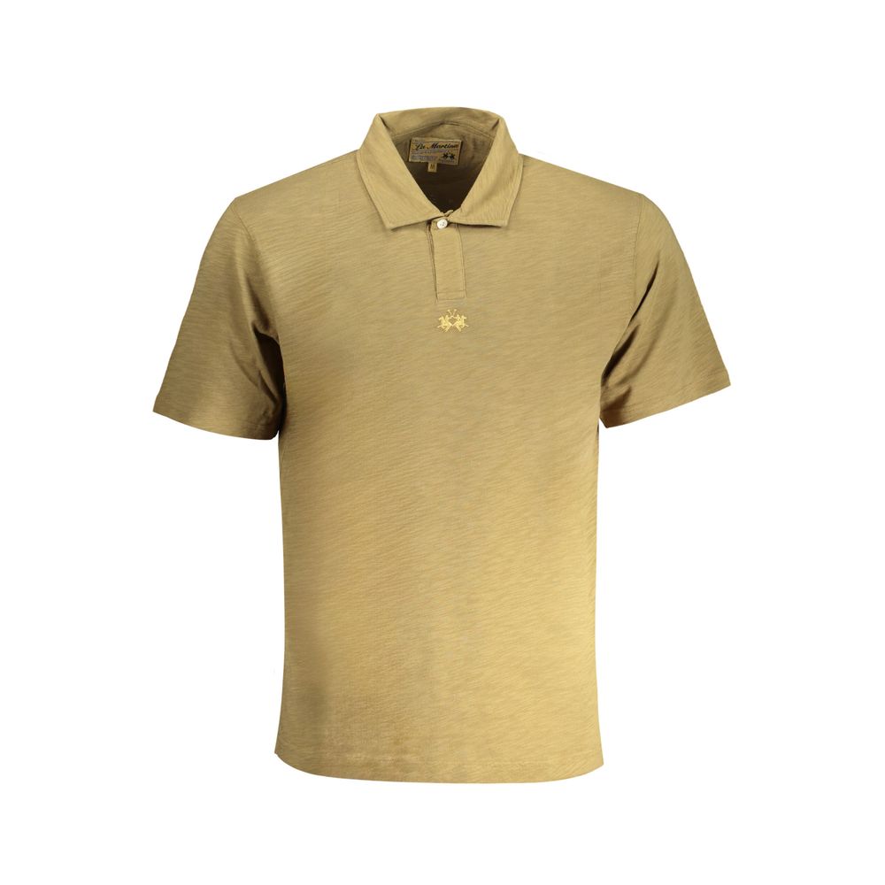 La Martina Verde Cotton Men Polo Shirt | Regal Royce
