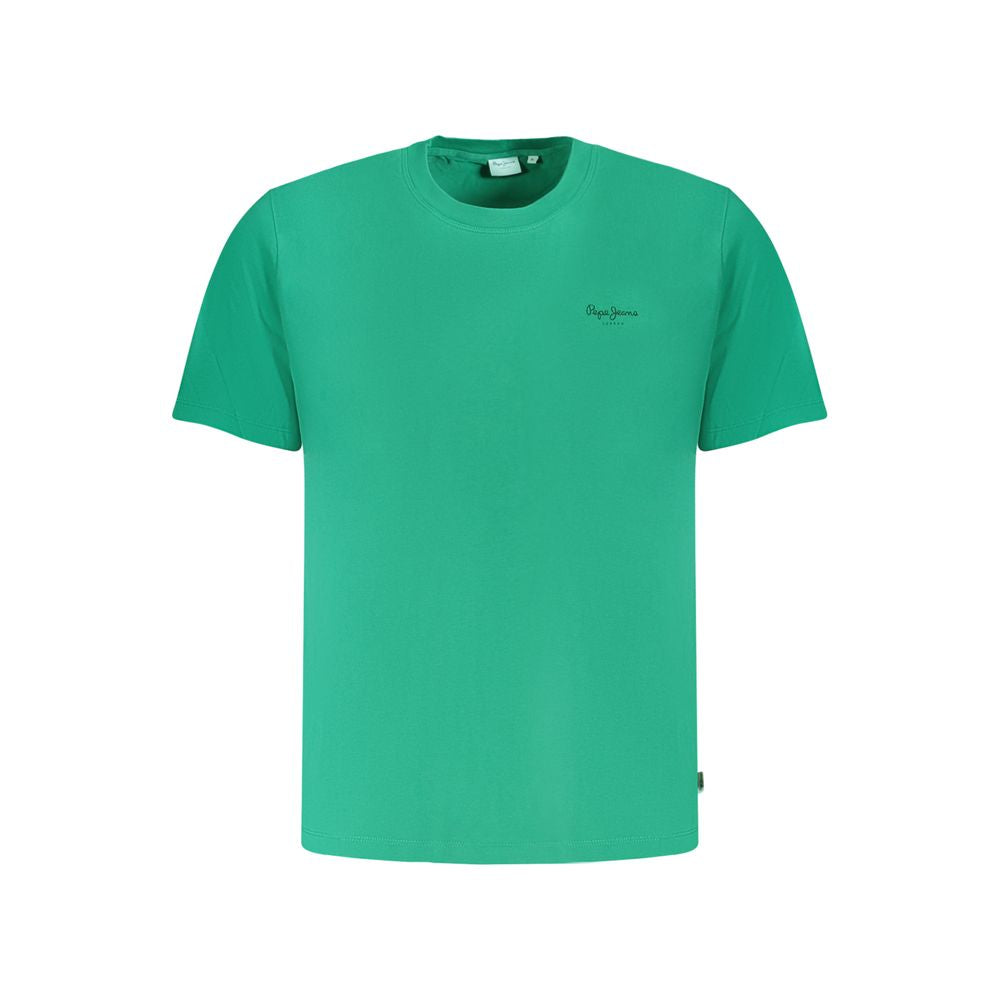 Pepe Jeans Verde Cotton Men T-Shirt | Regal Royce