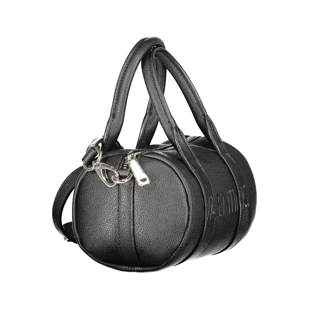 Mario Valentino Black Polyurethane Women Handbag | Regal Royce
