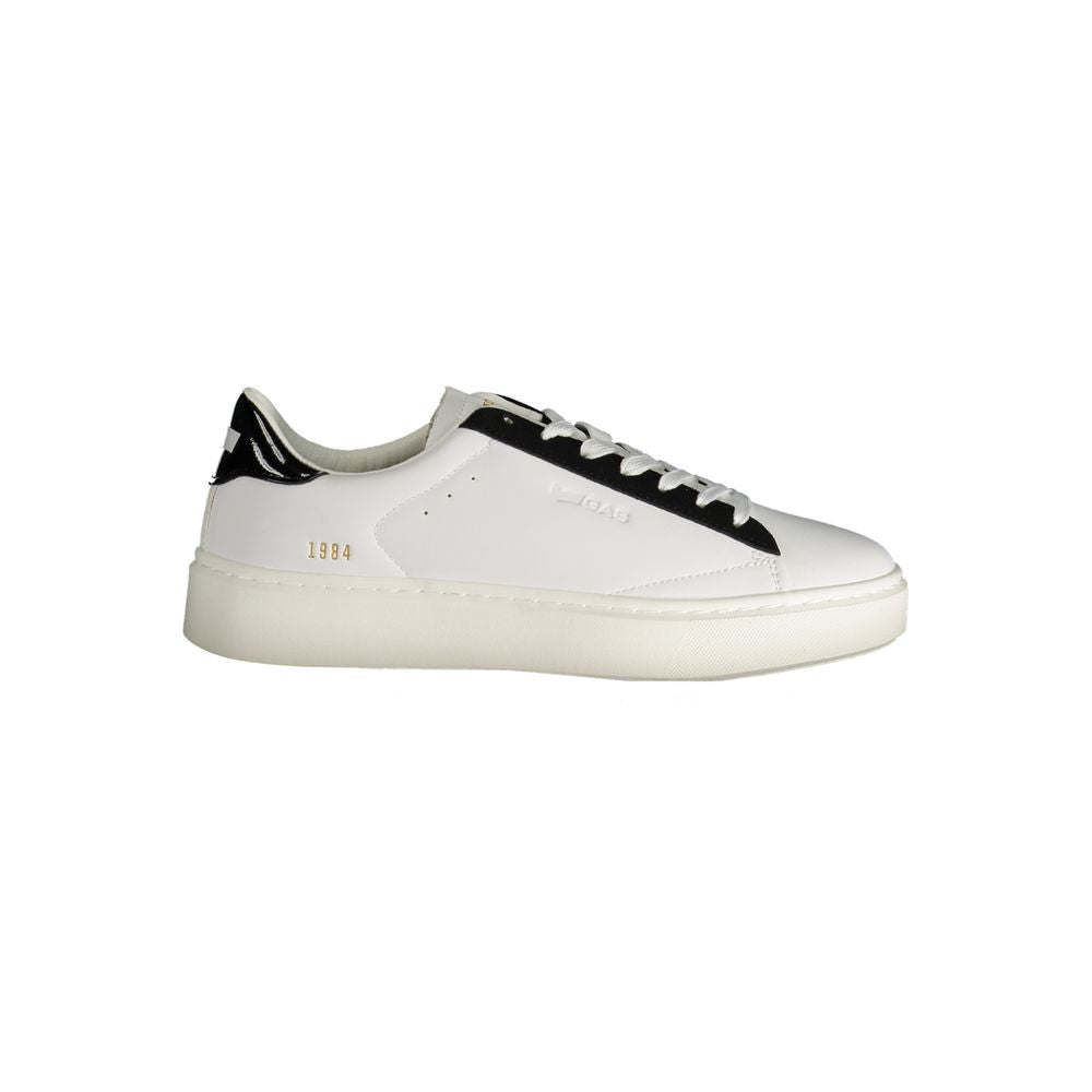 Gas Bianco Polyurethane Women Sneaker | Regal Royce