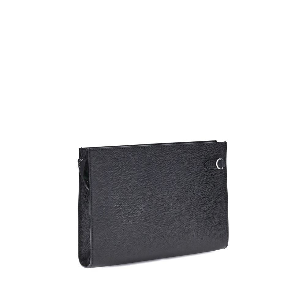 Valentino Garavani Black Calf Leather Bos Taurus Wallet | Regal Royce