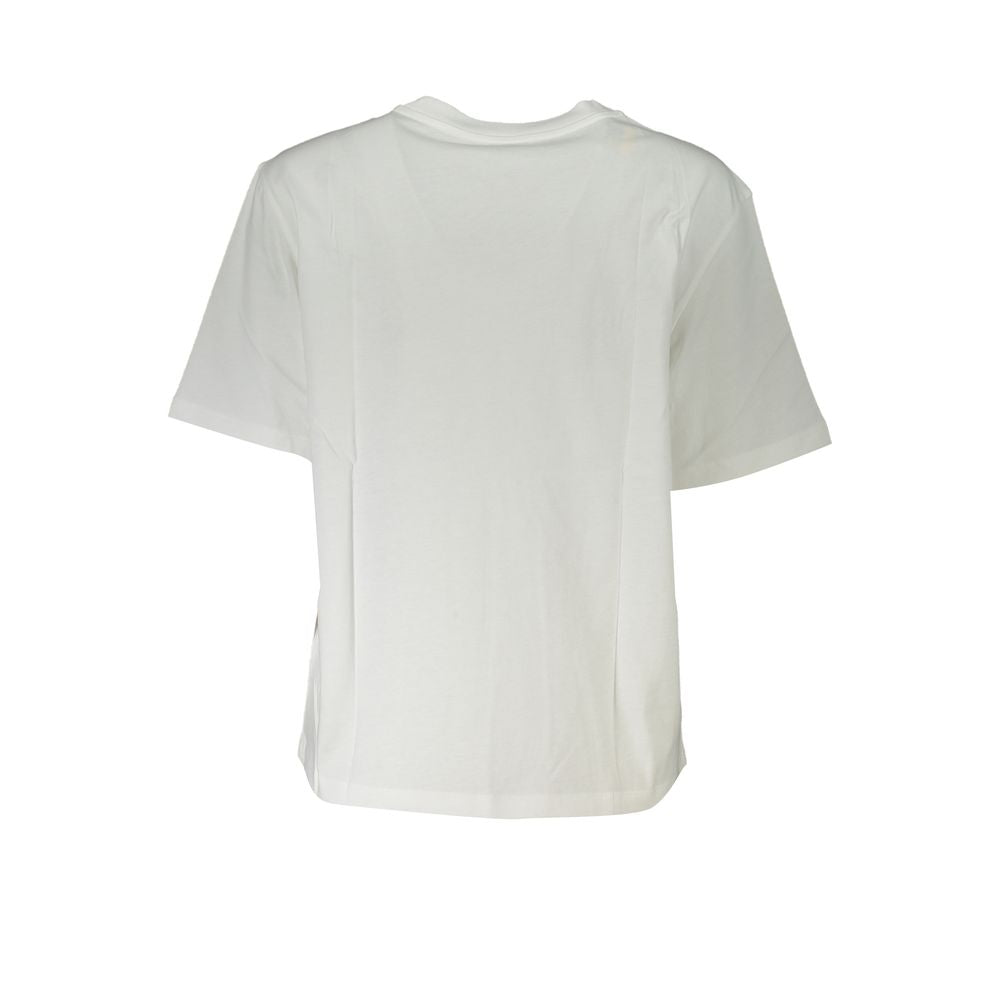 Patrizia Pepe White Cotton Women T-Shirt | Regal Royce
