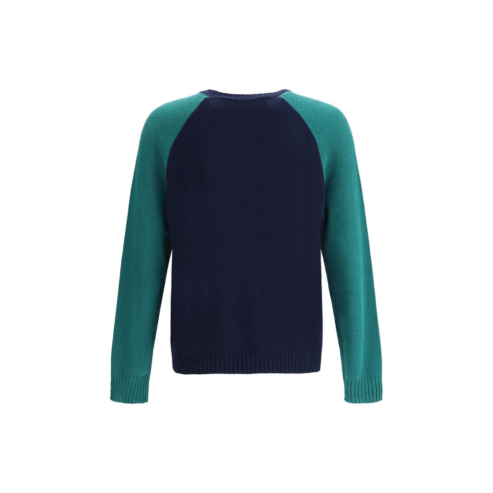 Valentino Blue Fleece Wool Sweatshirt | Regal Royce