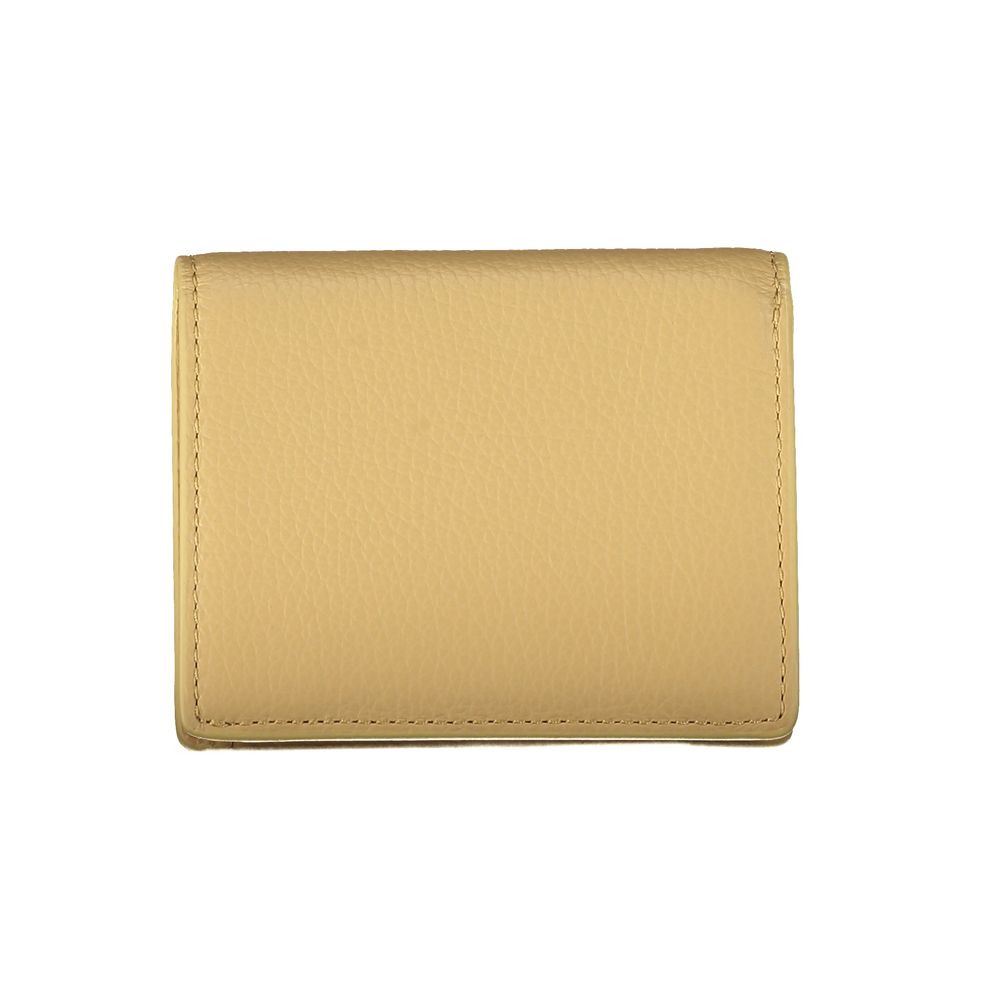 Coccinelle Beige Leather Women Wallet | Regal Royce