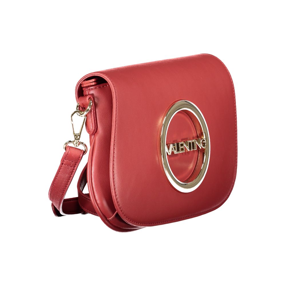 Mario Valentino Rosso Polyurethane Women Handbag | Regal Royce