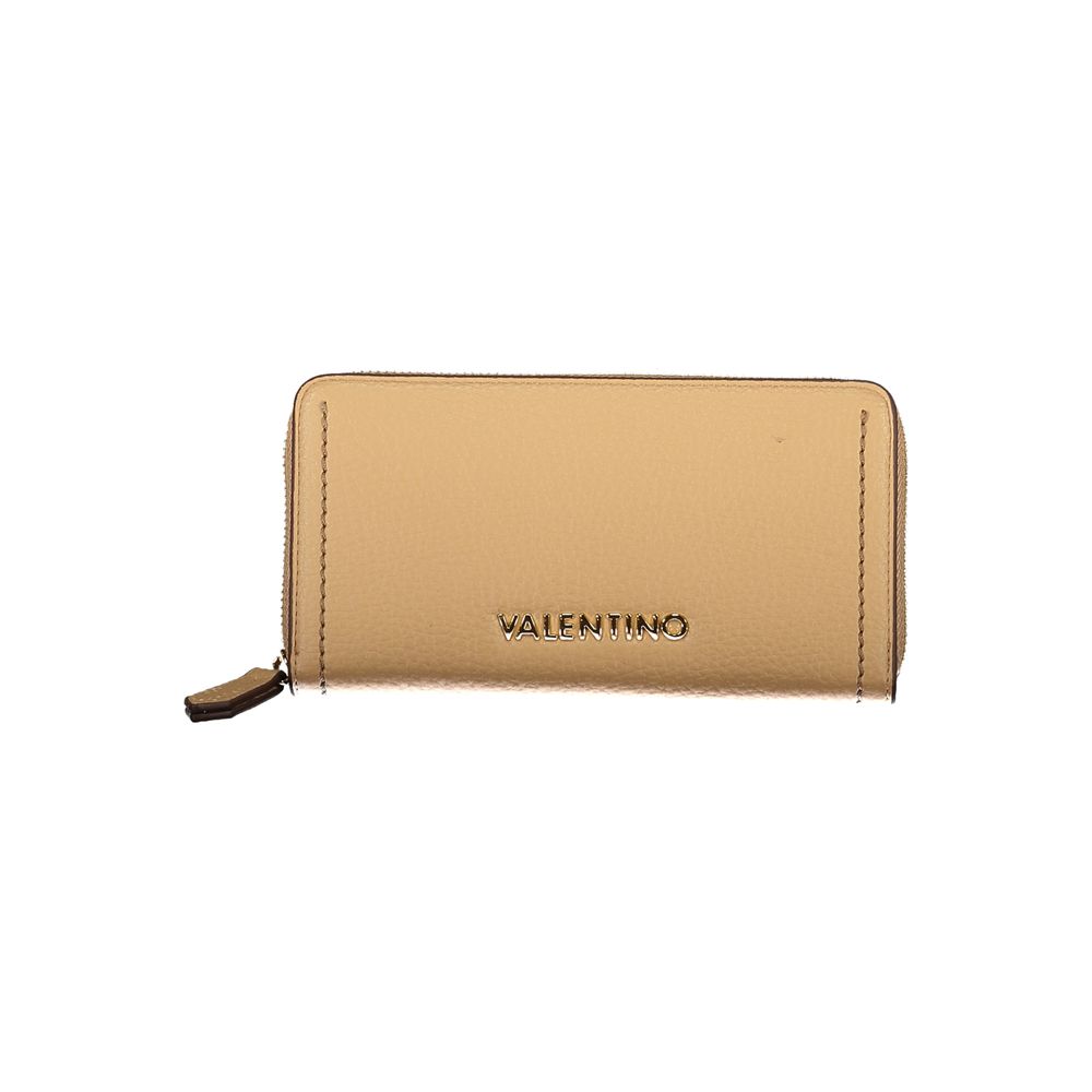 Mario Valentino Beige Polyurethane Women Wallet | Regal Royce