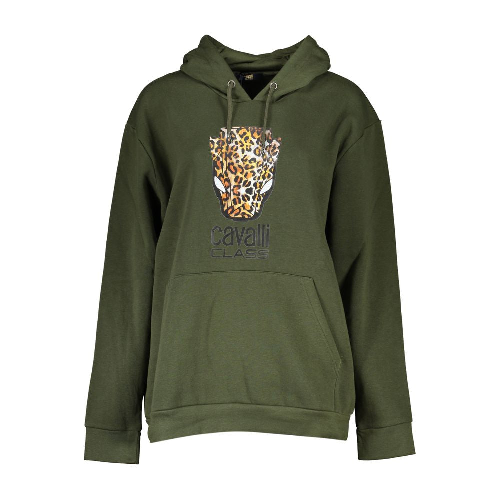 Cavalli Class Verde Polyester Women Sweatshirt | Regal Royce