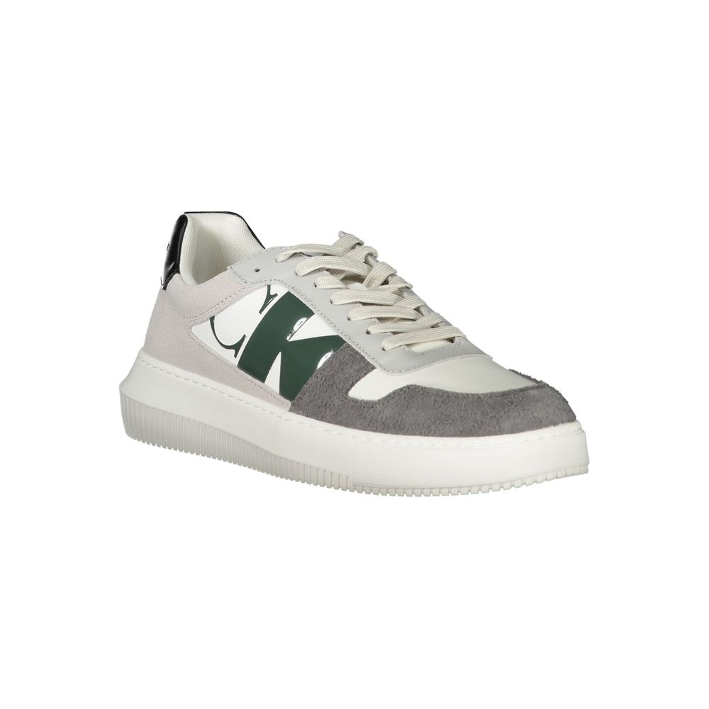 Calvin Klein White Polyethylene Men Sneaker | Regal Royce