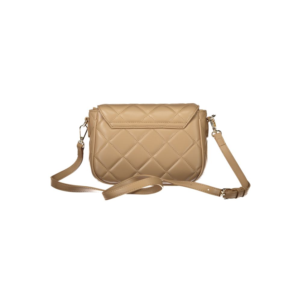 Mario Valentino Beige Polyurethane Women Handbag | Regal Royce