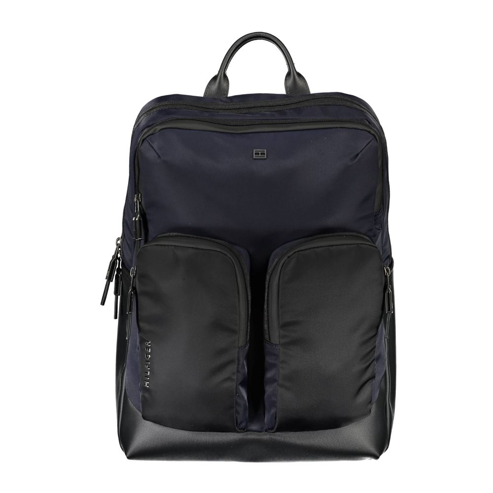 Tommy Hilfiger Blue Polyurethane Men's Backpack | Regal Royce