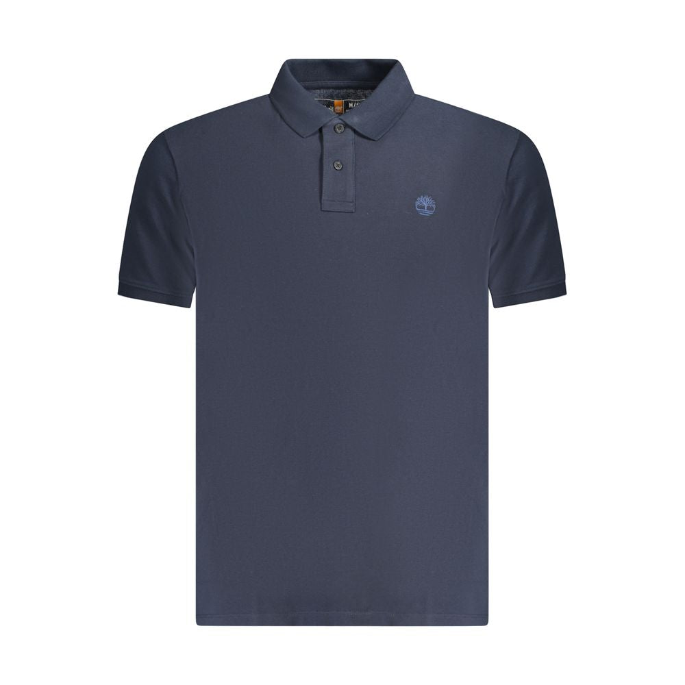 Timberland Blu Cotton Men Polo | Regal Royce