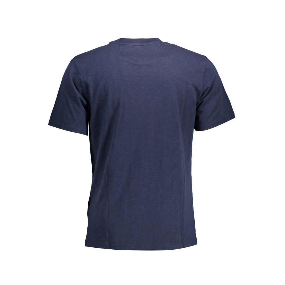 La Martina Blue Cotton Men's T-Shirt | Regal Royce