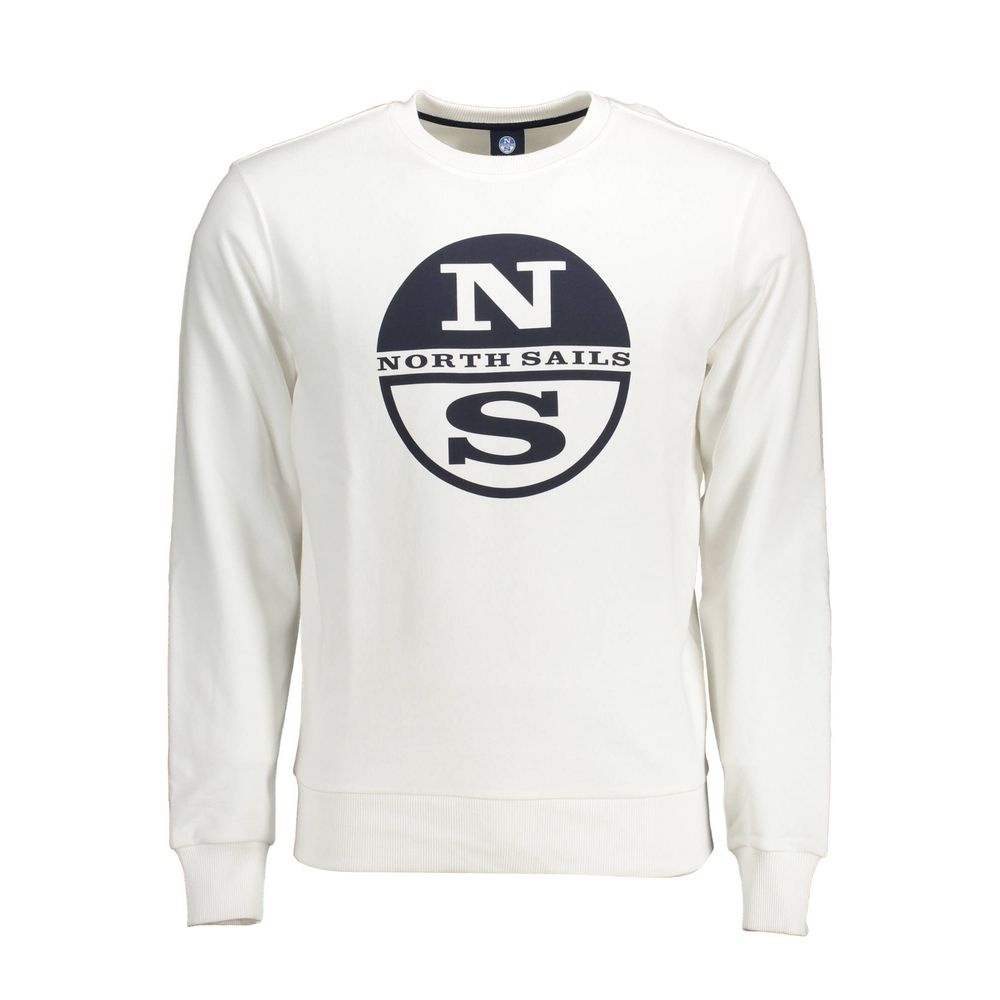 North Sails Bianco Cotton Men's Sweatshirt | Regal Royce