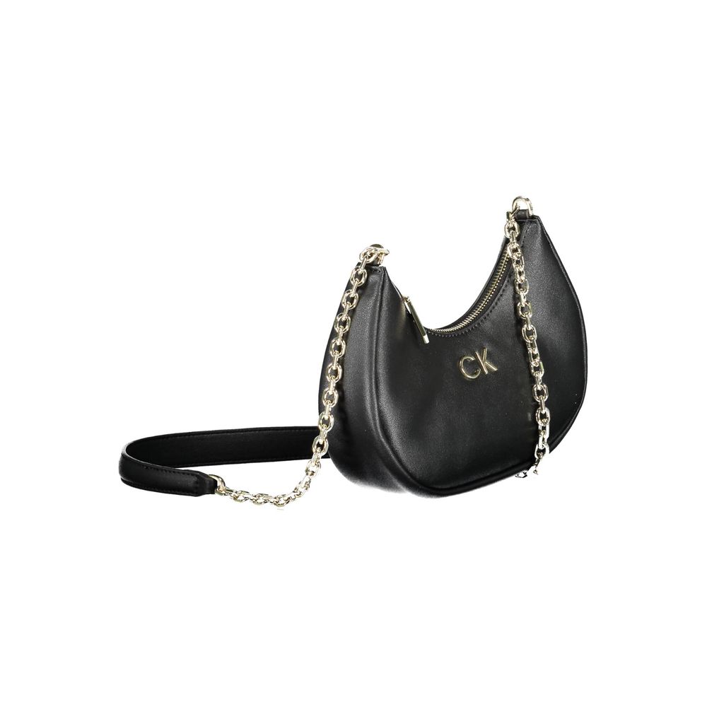 Calvin Klein Black Polyester Women Shoulder Bag | Regal Royce