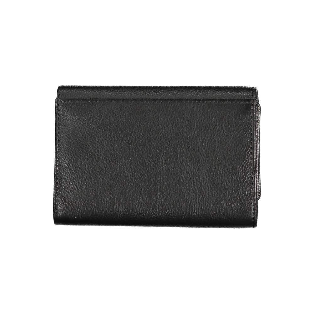 Mario Valentino Black Polyurethane Women Wallet | Regal Royce