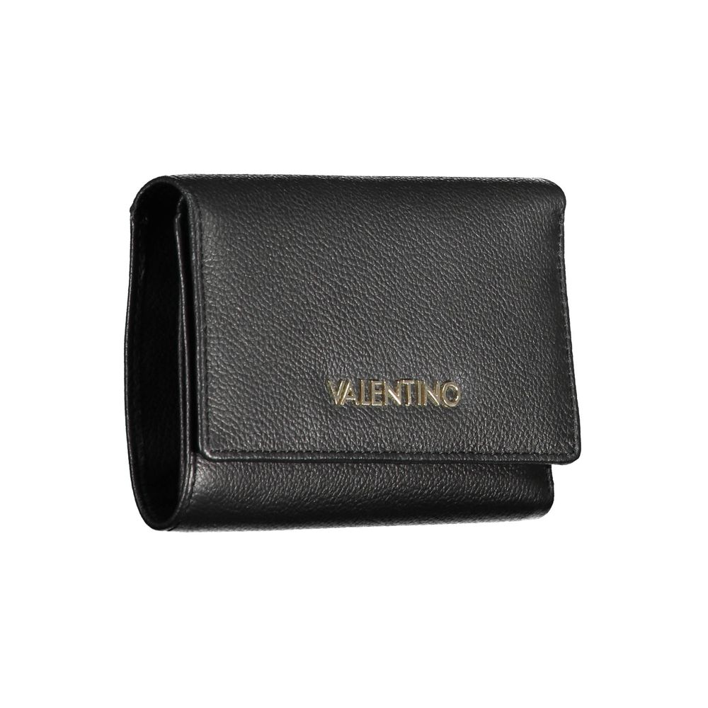 Mario Valentino Black Polyurethane Women Wallet | Regal Royce