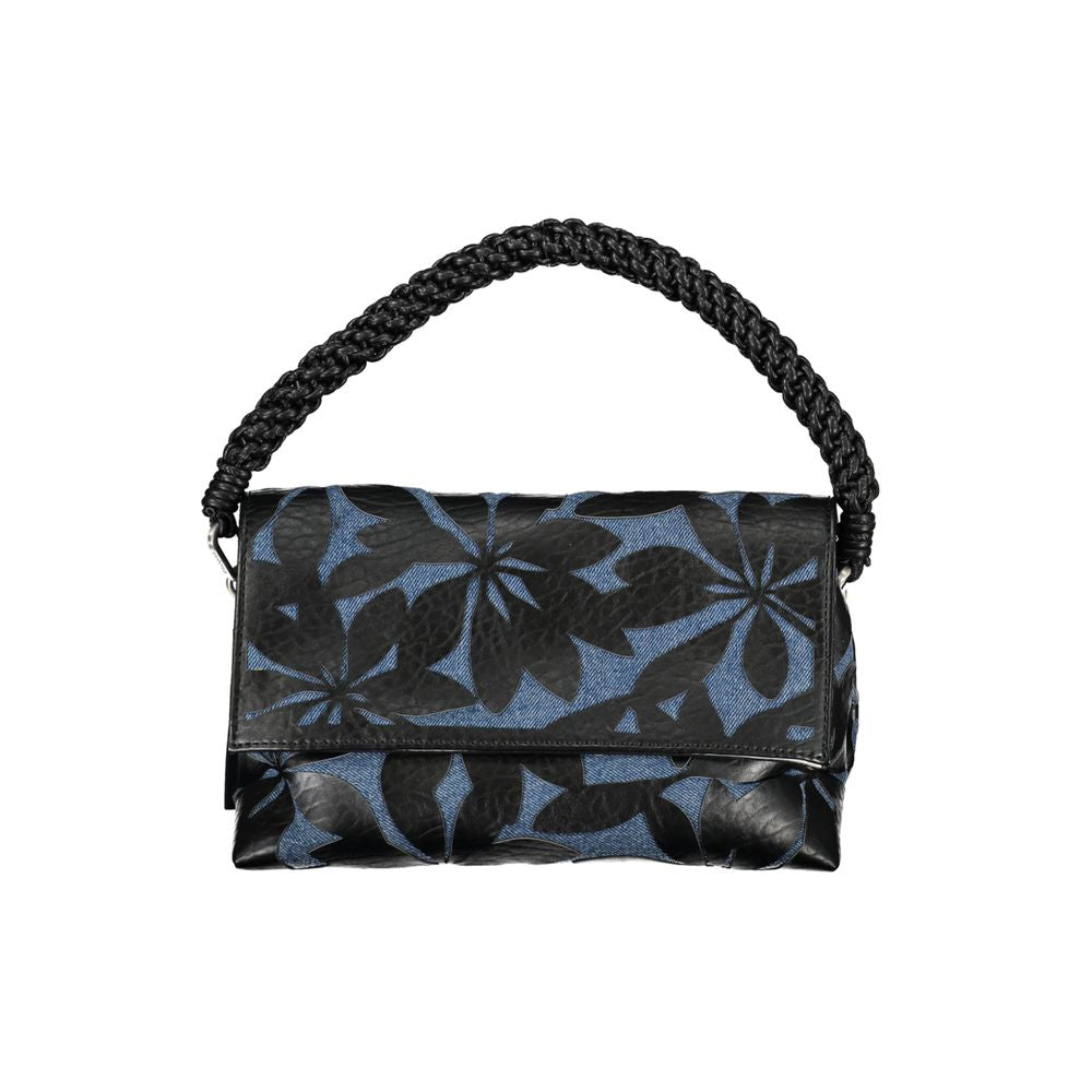 Desigual Black Polyurethane Women Handbag | Regal Royce