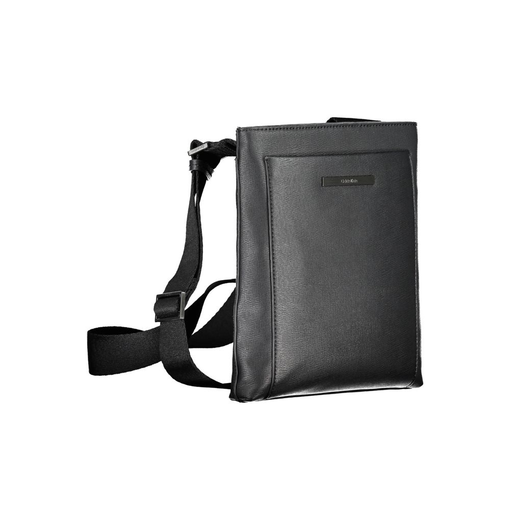 Calvin Klein Eco-Conscious Black Shoulder Bag with Logo | Regal Royce