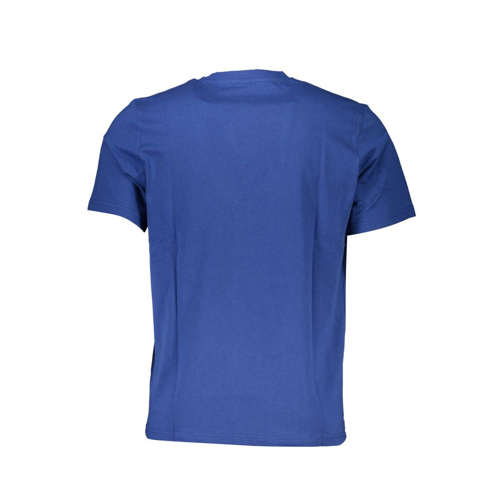 North Sails Blue Cotton Men T-Shirt | Regal Royce