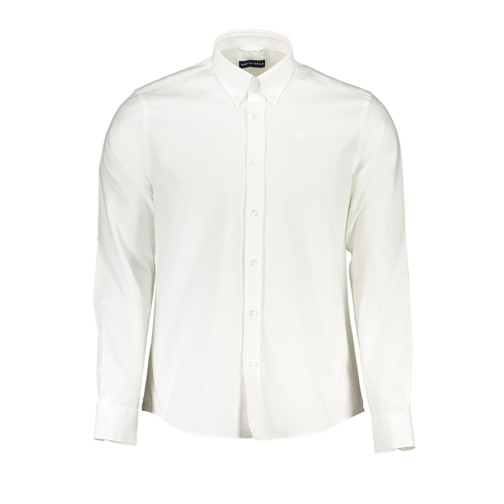 North Sails White Cotton Men's Shirt | Regal Royce