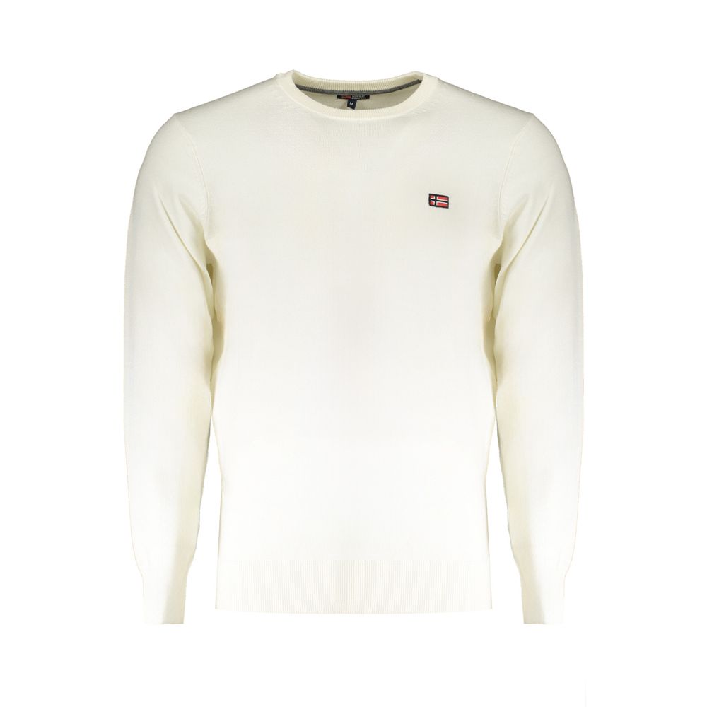 Norway 1963 Bianco Poliammide Men's Sweater | Regal Royce