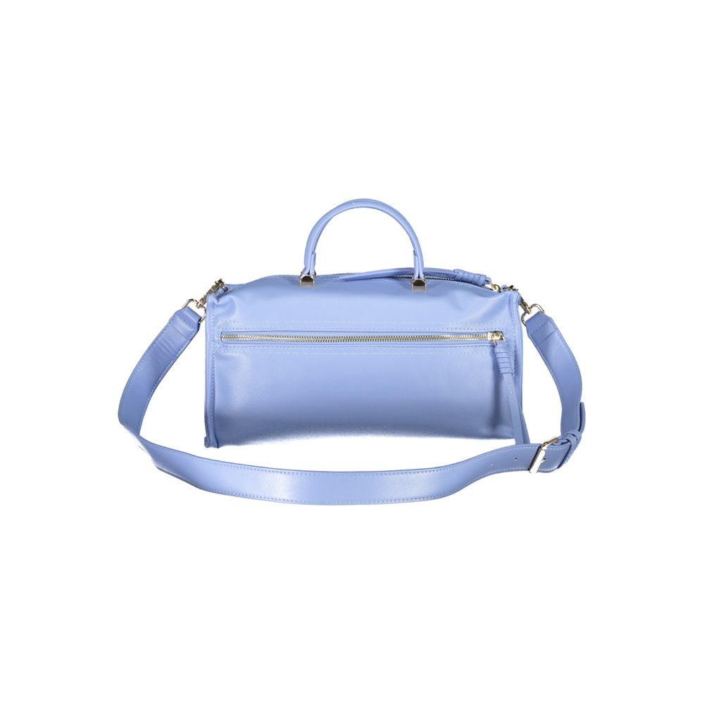 Mario Valentino Azzurro Polyurethane Women Handbag | Regal Royce