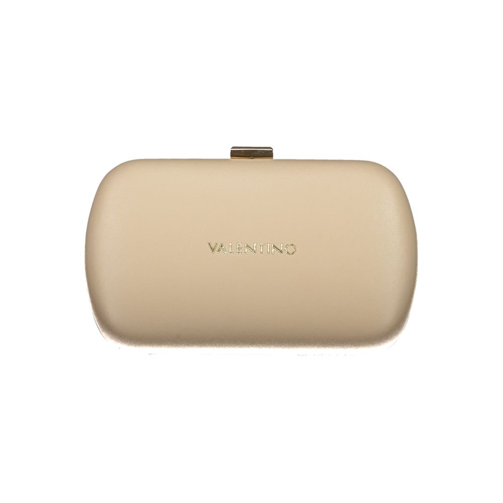 Mario Valentino Beige Polyurethane Women Handbag | Regal Royce