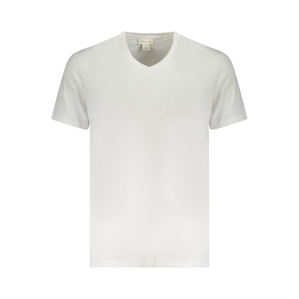 Calvin Klein Bianco Cotton Men T-Shirt | Regal Royce