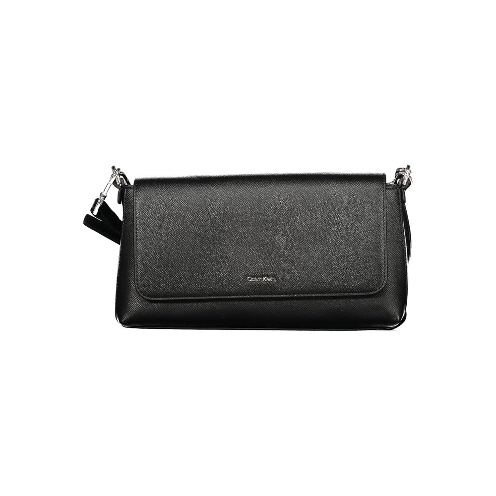 Calvin Klein Black Polyurethane Women's Handbag | Regal Royce