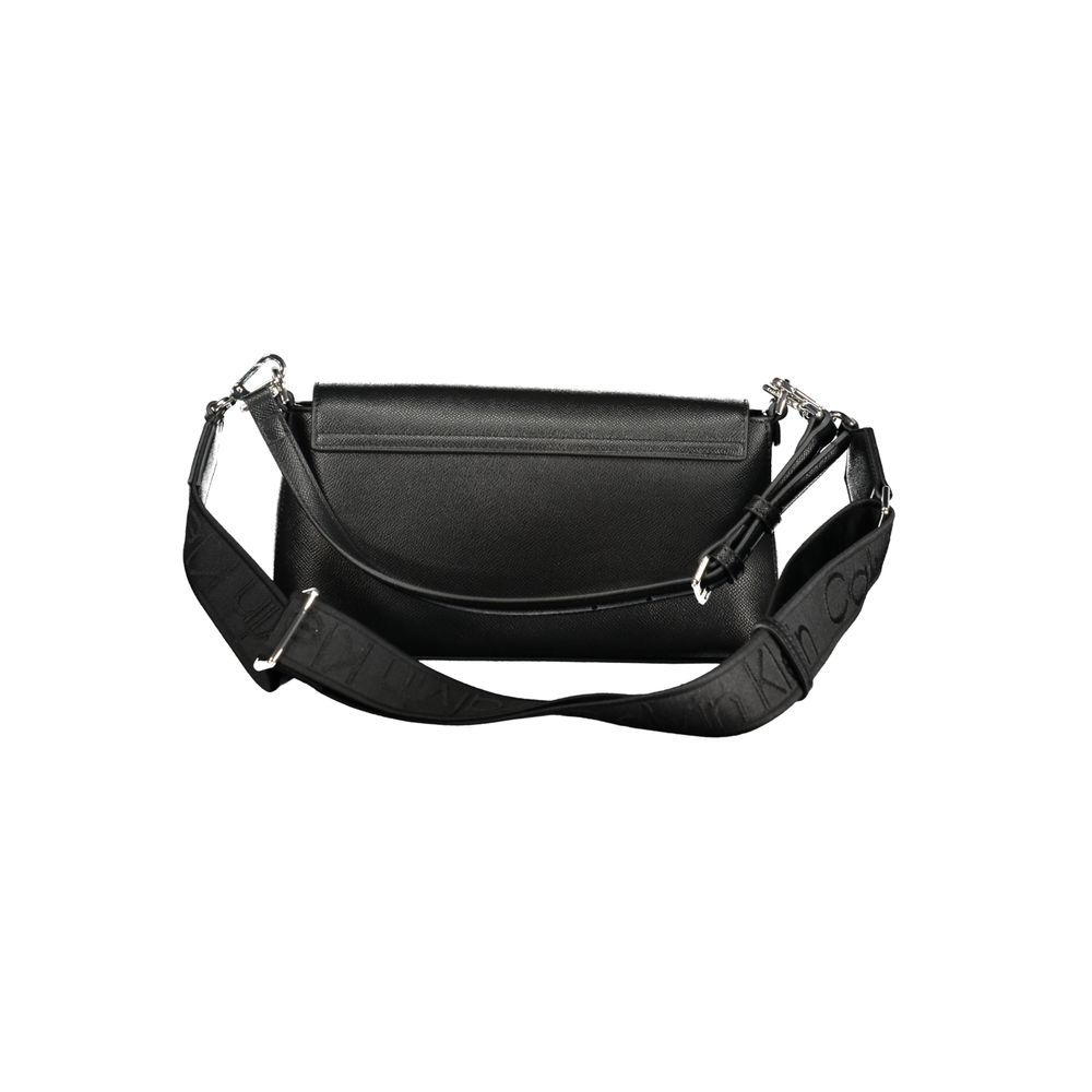 Calvin Klein Black Polyurethane Women's Handbag | Regal Royce