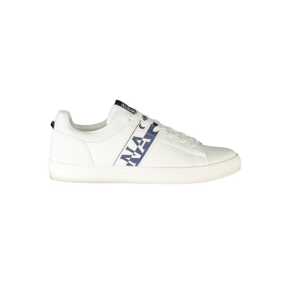 Napapijri White Leather Men's Sneaker | Regal Royce