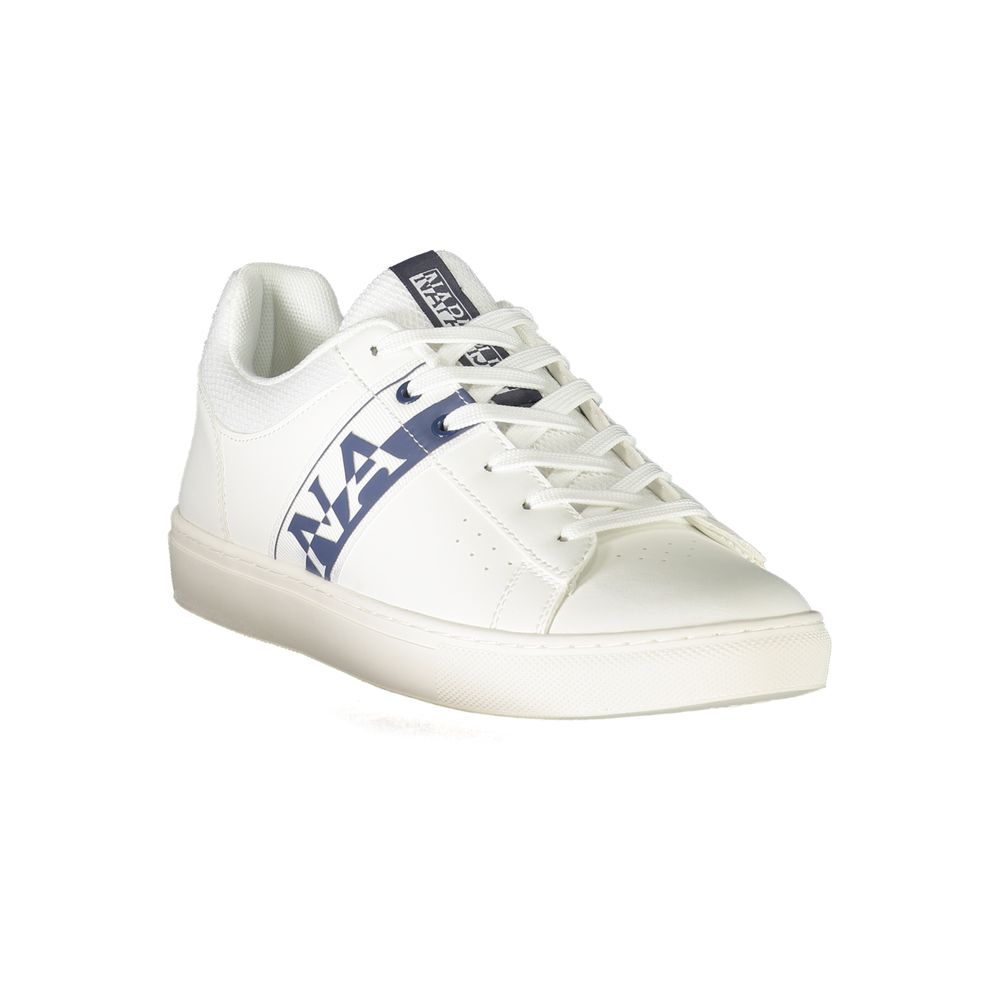 Napapijri White Leather Men's Sneaker | Regal Royce
