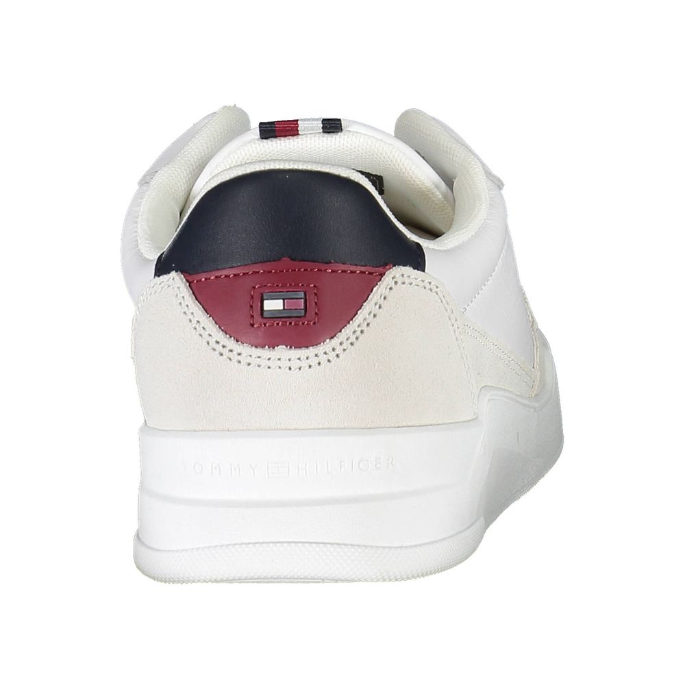 Tommy Hilfiger White Polyester Men Sneaker | Regal Royce
