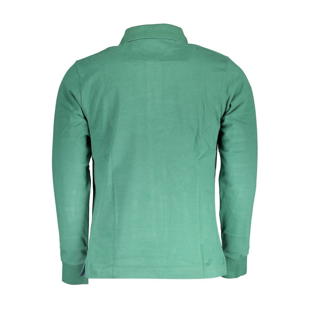 La Martina Green Cotton Men Polo Shirt | Regal Royce