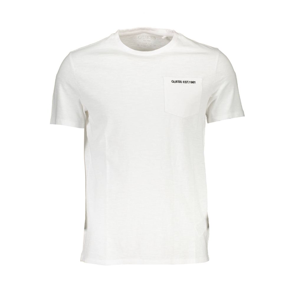 Guess Jeans Bianco Cotton Men's T-Shirt | Regal Royce