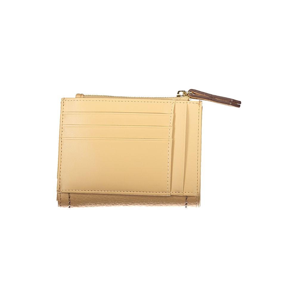 Mario Valentino Beige Polyurethane Women Wallet | Regal Royce