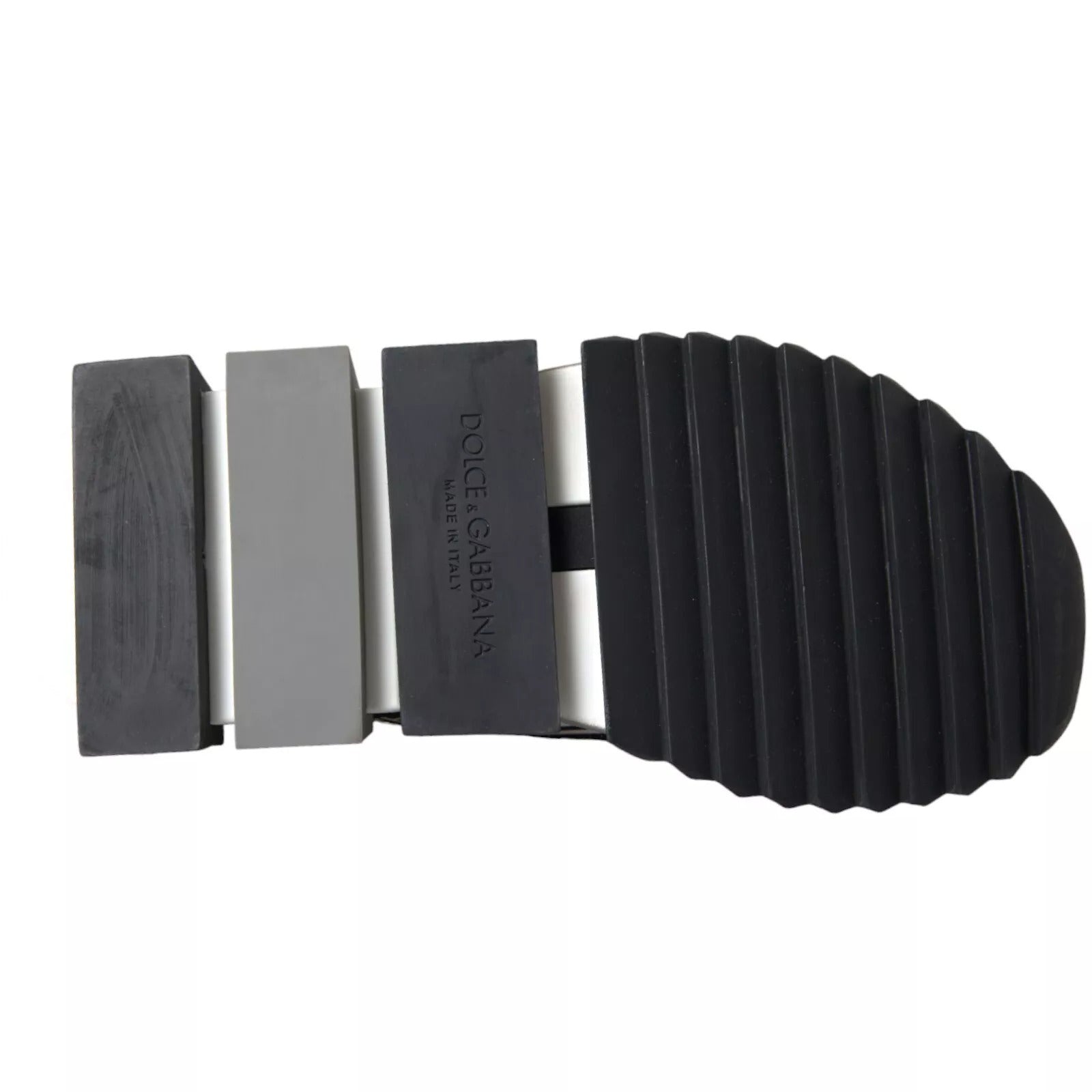 Dolce & Gabbana Black White Slip On Sorrento Sneakers Shoes | Regal Royce